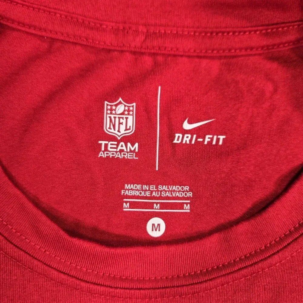 Mens Nike DriFIT Houston Texans NFL Apparel T Shirt Red Medium NFL New